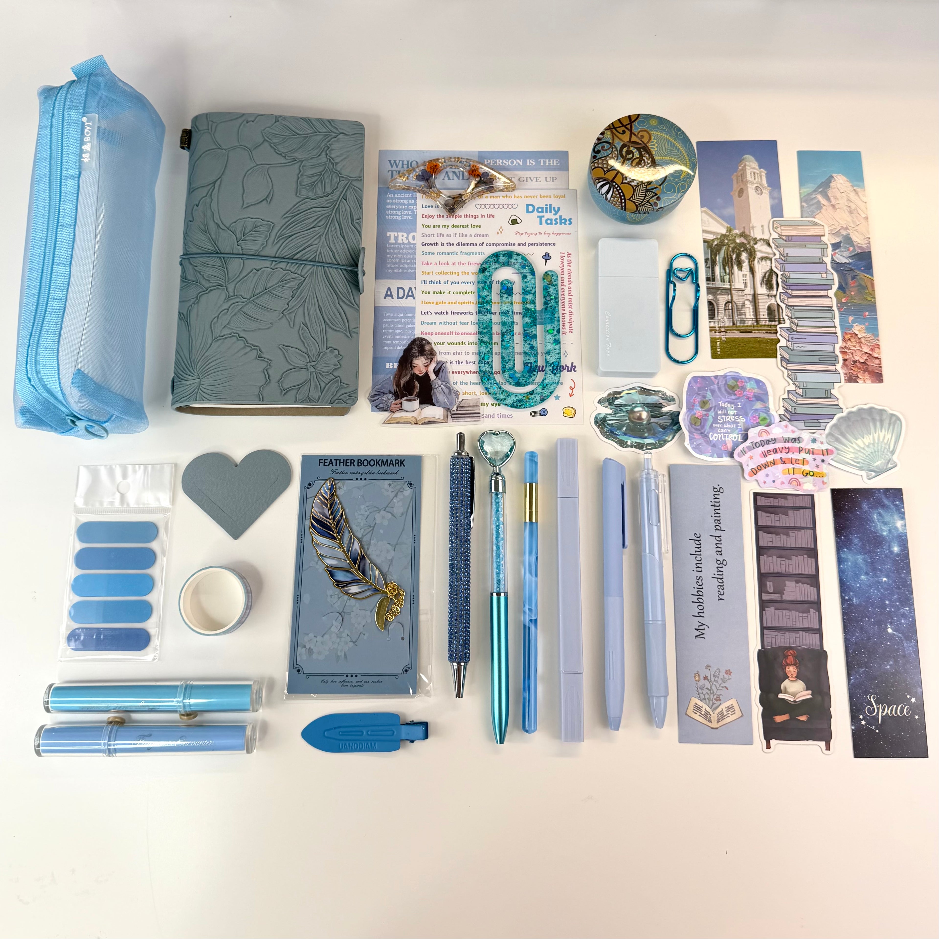 💎 Vintage Blue Creative Bundle