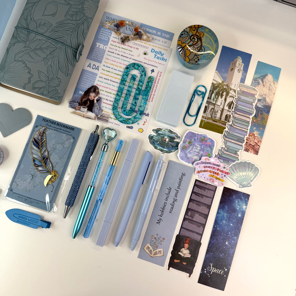 💎 Vintage Blue Creative Bundle