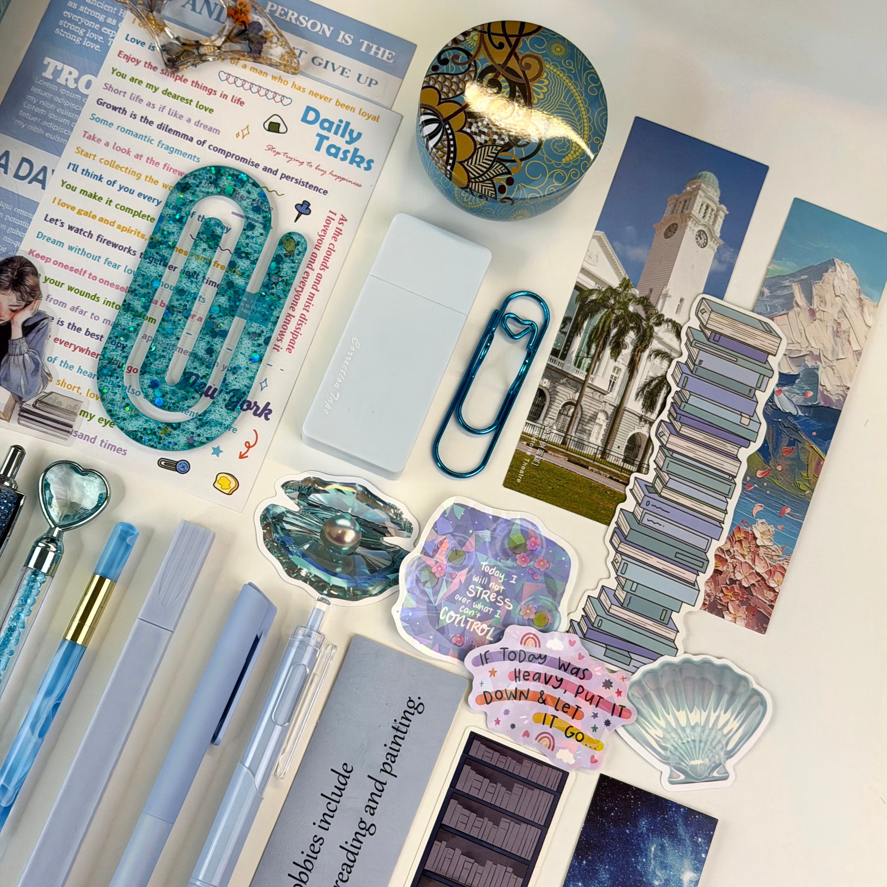 💎 Vintage Blue Creative Bundle