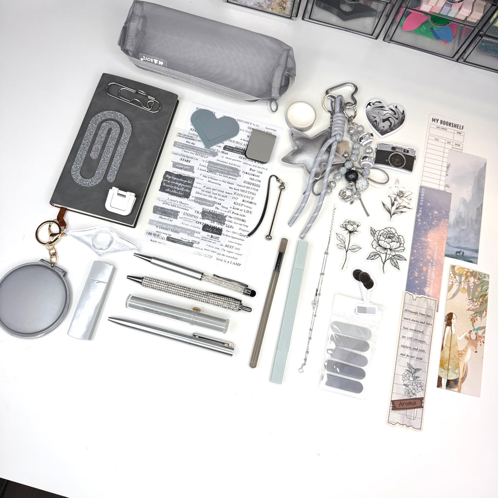 Gray Aesthetic Reading & Journaling Gift Box
