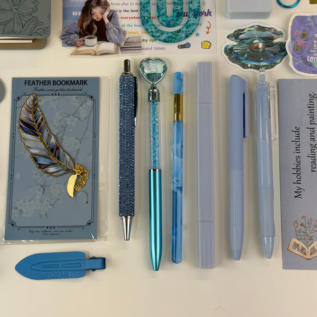 💎 Vintage Blue Creative Bundle