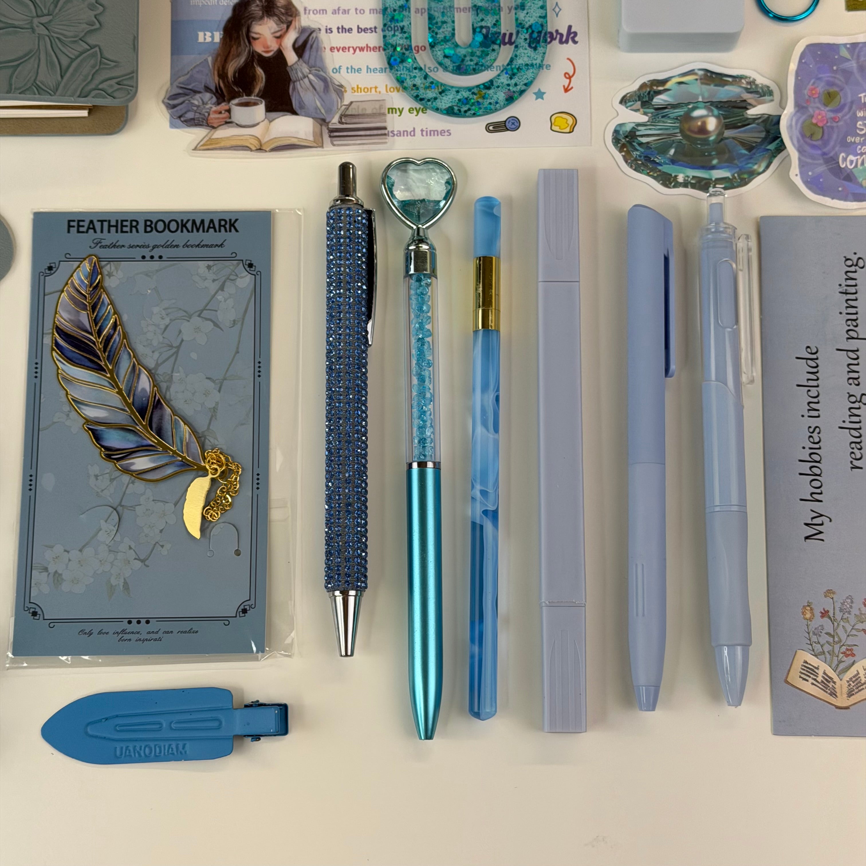 💎 Vintage Blue Creative Bundle