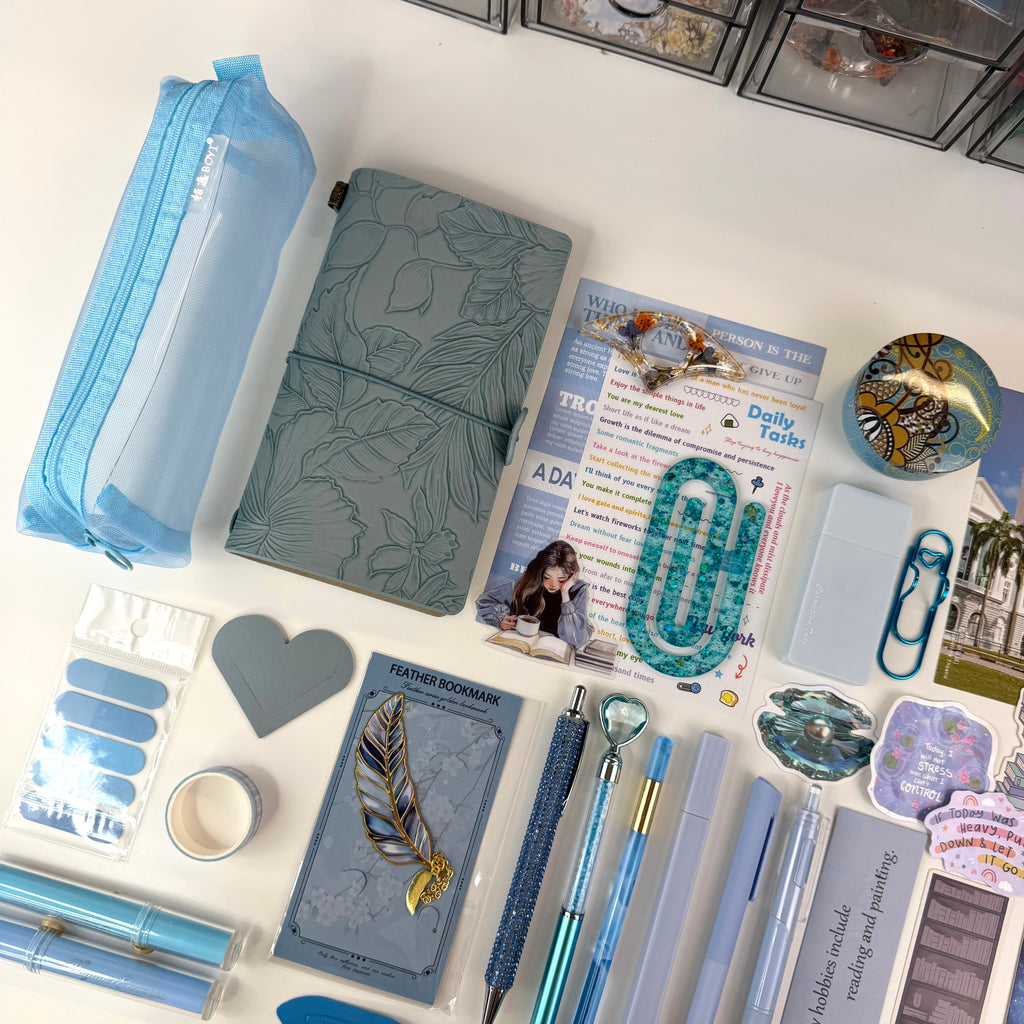💎 Vintage Blue Creative Bundle