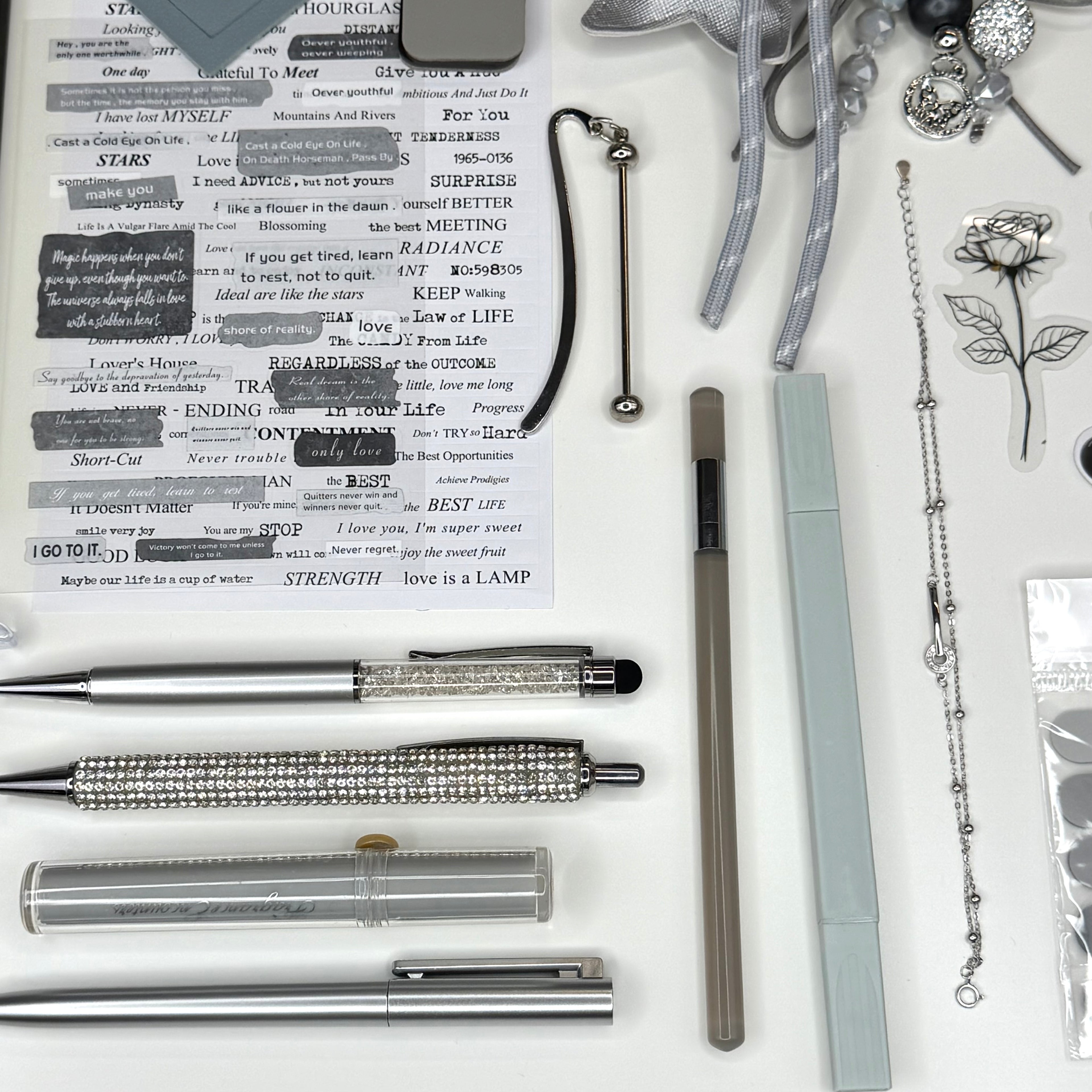 Gray Aesthetic Reading & Journaling Gift Box