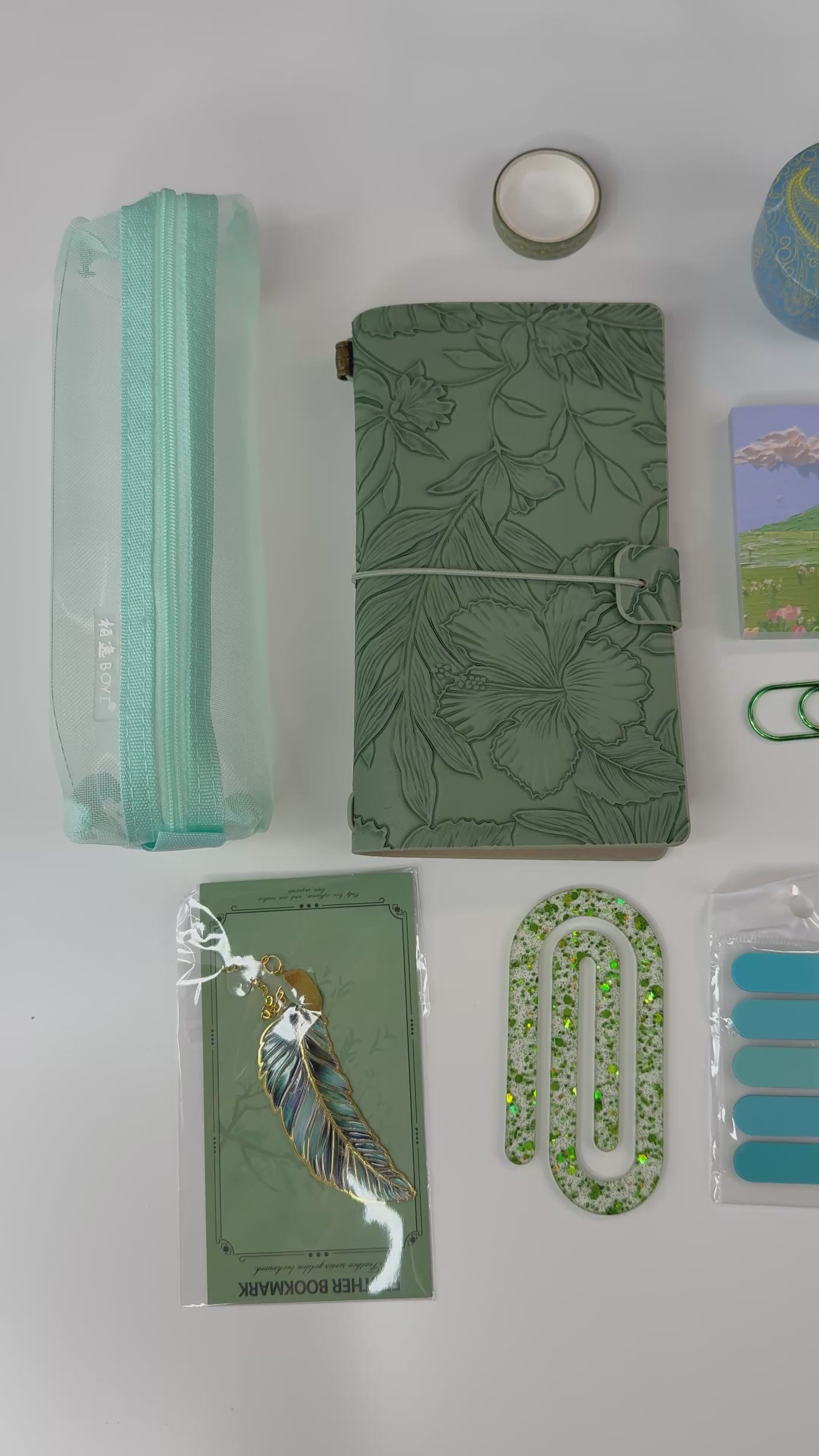 🍃 Green Serenity Creative Bundle
